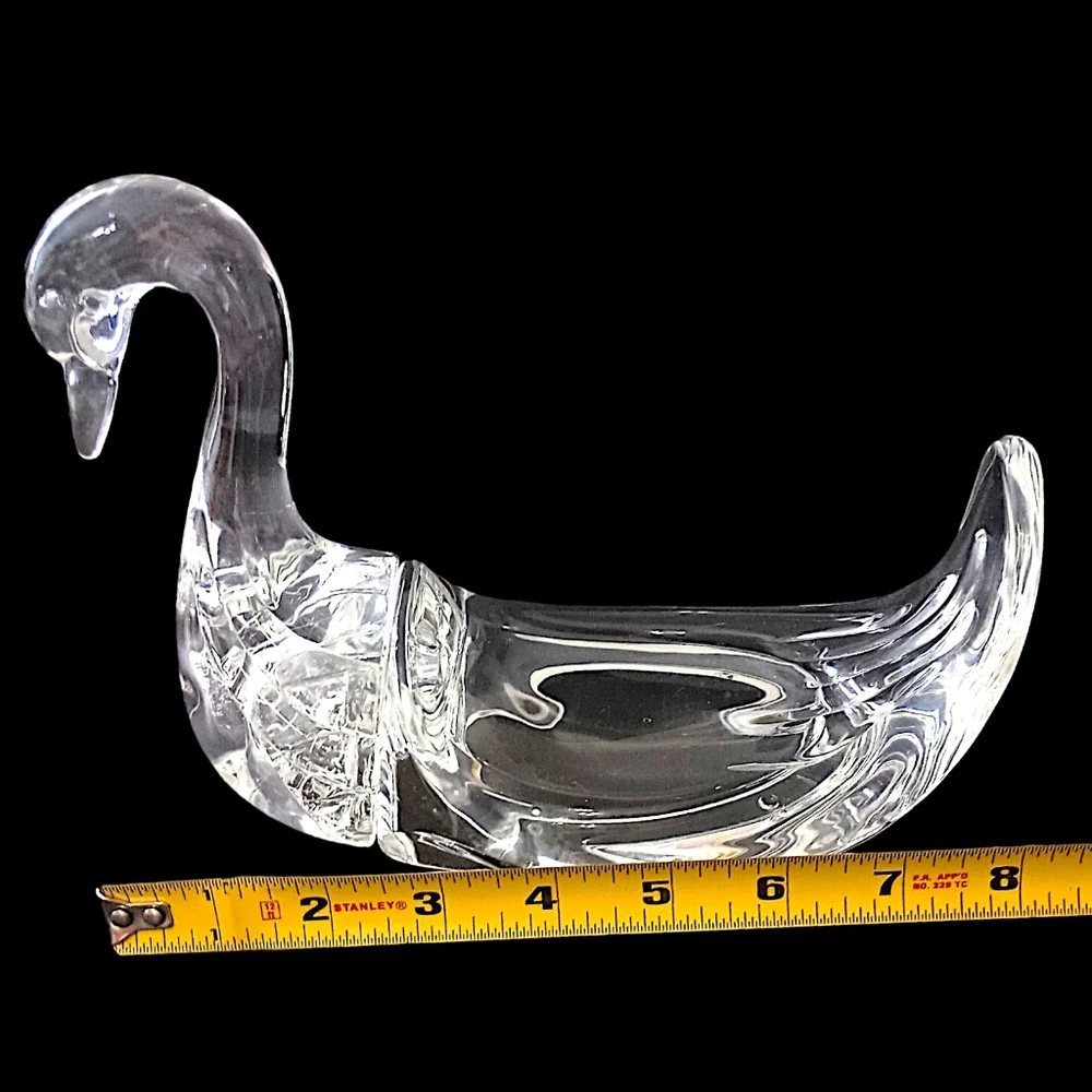 Vintage lucite swan
